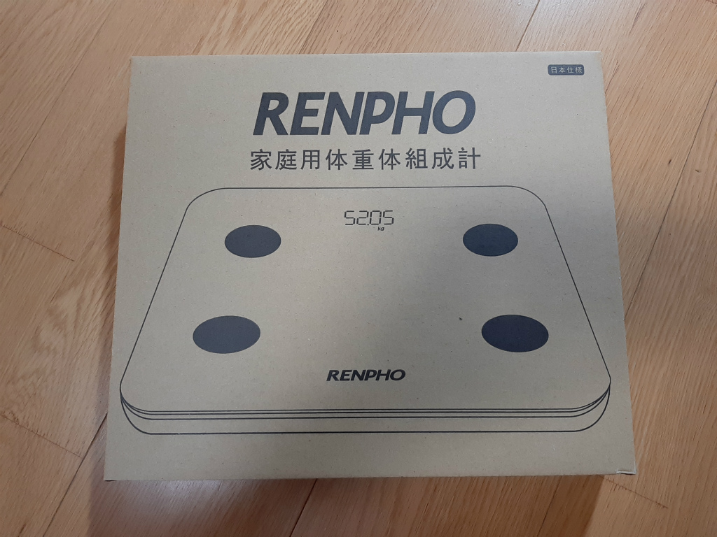 renpho体組成計のパッケージ